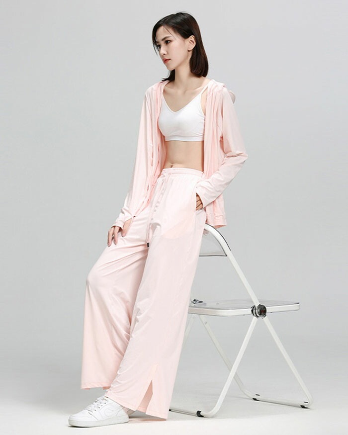 ラッシュガード レディース 上下セット パーカー ワイドパンツ 体型カバー 2点セット無地 薄手 レディース UVカット パーカー 長袖 おしゃれ トップス UPF50+ 紫外線対策 日焼け防止 接触 ラッシュガード レディース 上下セット パーカー ワイドパンツ 体型カバー 2点セット無地 薄手 レディース UVカット パーカー 長袖 おしゃれ トップス UPF50+ 紫外線対策 日焼け防止 接触