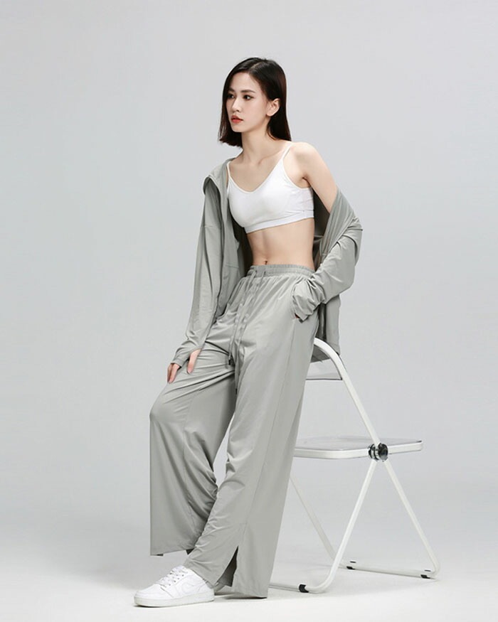 ラッシュガード レディース 上下セット パーカー ワイドパンツ 体型カバー 2点セット無地 薄手 レディース UVカット パーカー 長袖 おしゃれ トップス UPF50+ 紫外線対策 日焼け防止 接触 ラッシュガード レディース 上下セット パーカー ワイドパンツ 体型カバー 2点セット無地 薄手 レディース UVカット パーカー 長袖 おしゃれ トップス UPF50+ 紫外線対策 日焼け防止 接触