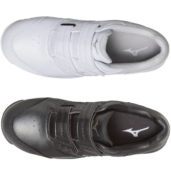 MIZUNO ミズノ C1GA1711 オールマイティCS ワーキングシューズ ベルトタイプ ユニセックス メンズ/レディース ブラック 25.0cm セーフティシューズオールマイティCS (ベルト) [Sソール] C1GA1711