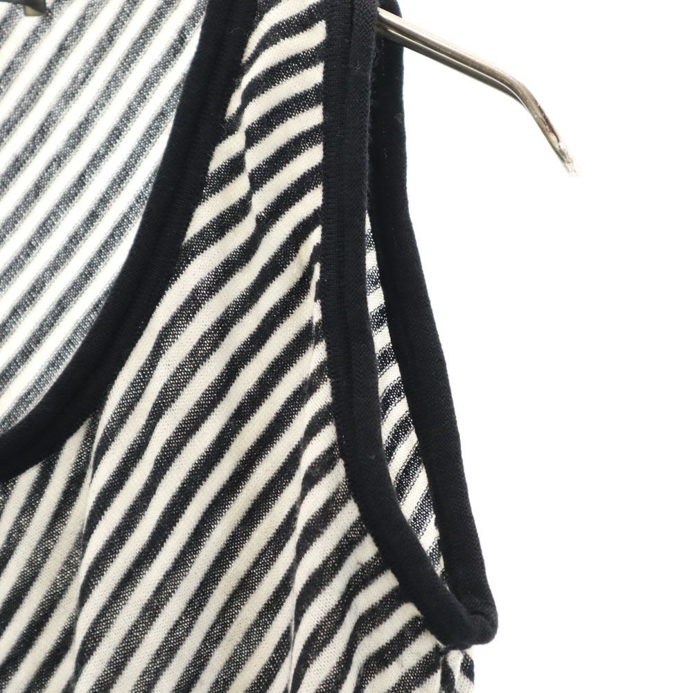 総柄 ニット タンクトップ 40 ホワイト系 カットソー レディース