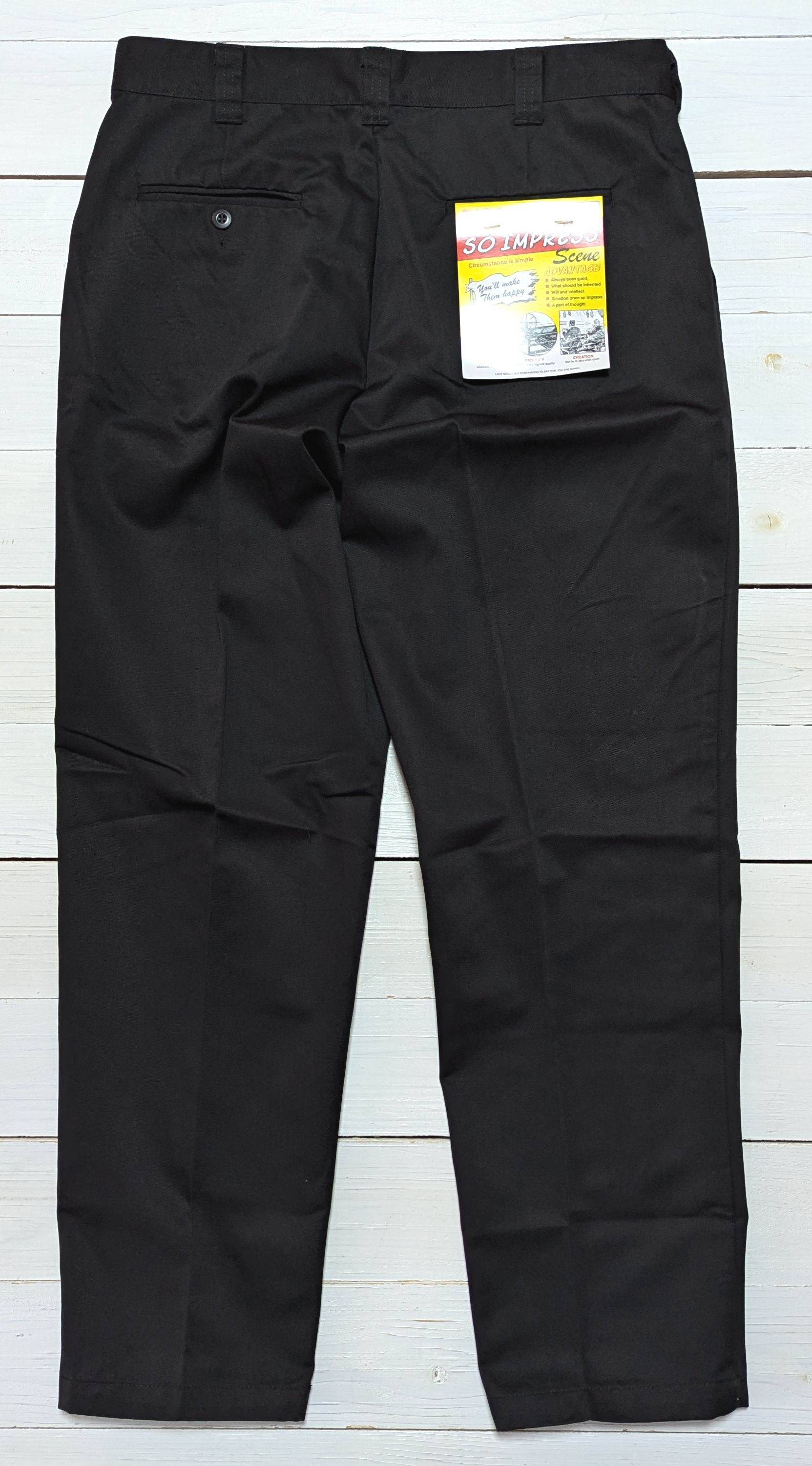 T/C ツイル ピンタック チノパンツ メンズ 黒 ブラック TWILL PIN TACK CHINO PANTS BLACK 002