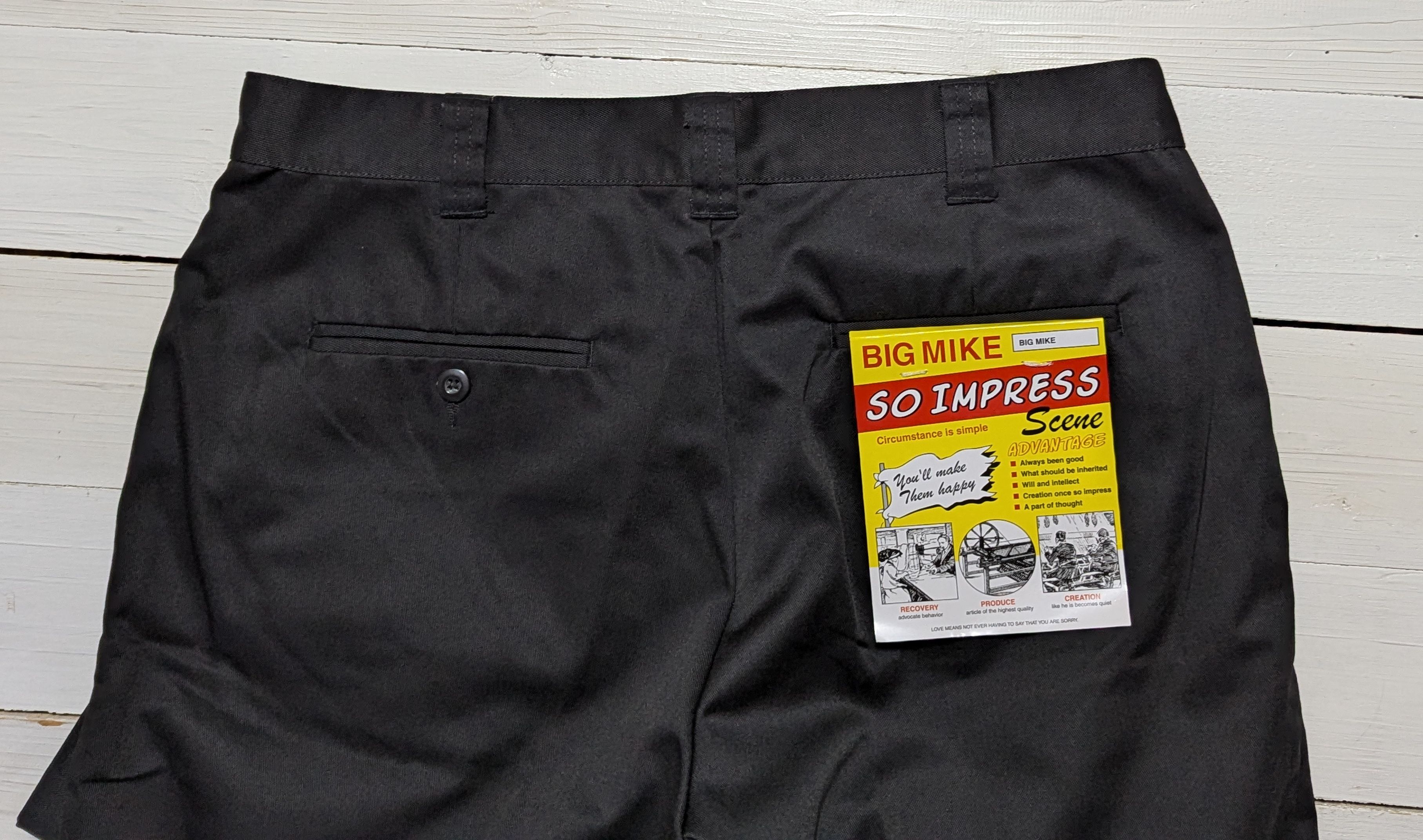 T/C ツイル ピンタック チノパンツ メンズ 黒 ブラック TWILL PIN TACK CHINO PANTS BLACK 002