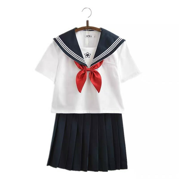新品未使用半袖セーラー服 Amazon.co.jp: 半袖セーラー服セット サイズ：JUMBO 色：白