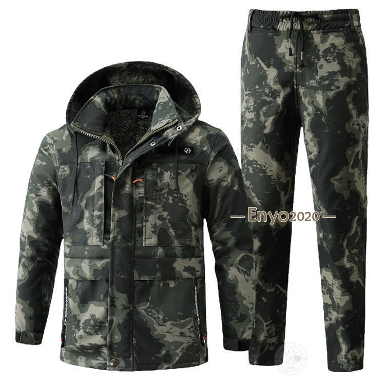 防寒 ウインドブレーカー 上下 メンズ ジャケット パンツ 上下セット セットアップ 裏起毛 暖かい スポーツ キャンプ 釣り 秋冬