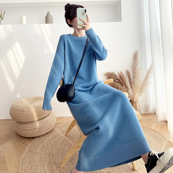 Qoo10] 【送料無料】人気 春冬デザイン感ニットロ