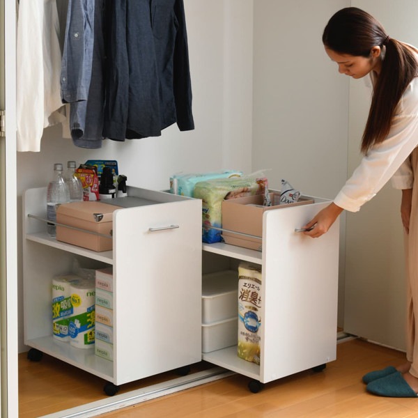 クローゼット 収納ラック キャスター付 2台セット 奥行58cm 収納 ラック 棚 押入れ キャスター クローゼット収納 押し入れ収納 隙間収納 すきま 木製 隙間ラック 日用品 キッチンワゴン クローゼット 収納ラック キャスター付 2台セット 奥行58cm 収納 ラック 棚 押入れ キャスター クローゼット収納 押し入れ収納 隙間収納 すきま 木製 隙間ラック 日用品 キッチンワゴン