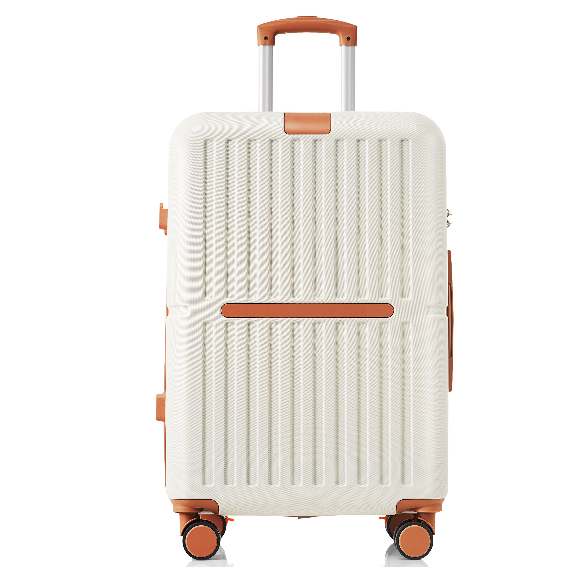 【2点購入で150OFF】【夏日限り激安SALE】スーツケース Mサイズ USBポート付き キャリーケース ストッパー付き カップホルダー付き フック式底足 3日~7日 大容量 超軽量 軽い おしゃれ