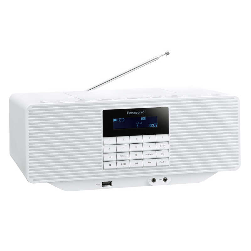 パナソニック　Panasonic　CDラジオ ホワイト　RX-D70BTSB-W