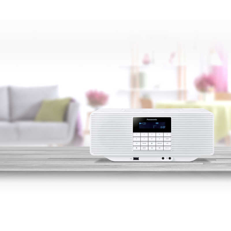 パナソニック　Panasonic　CDラジオ ホワイト　RX-D70BTSB-W