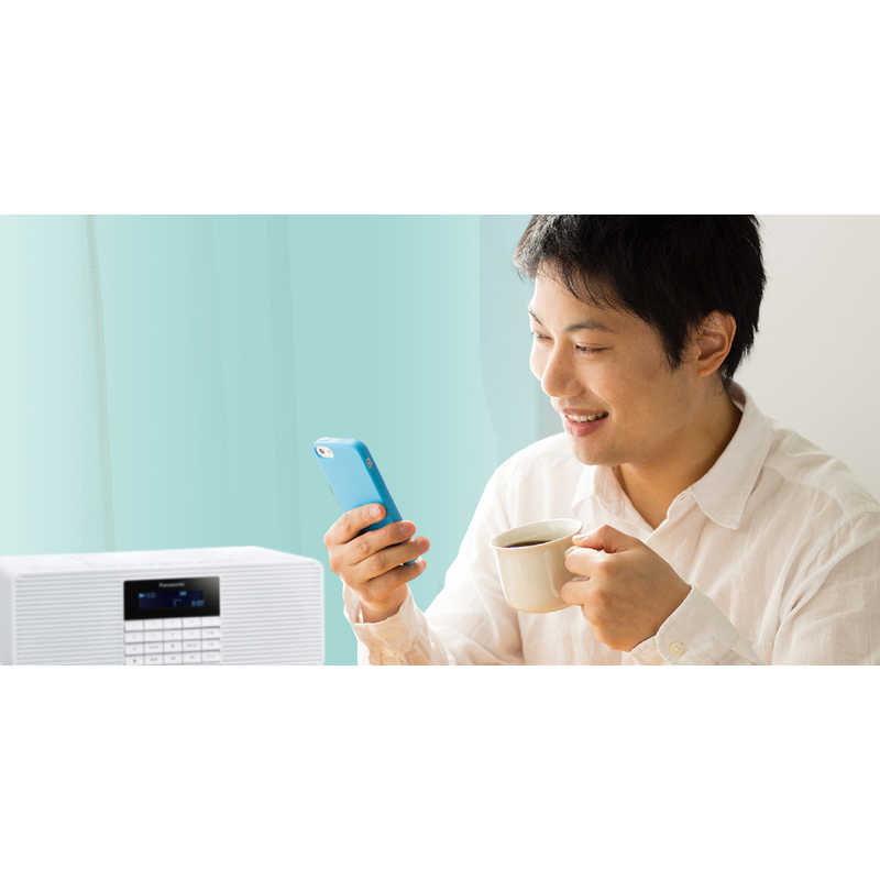 パナソニック　Panasonic　CDラジオ ホワイト　RX-D70BTSB-W