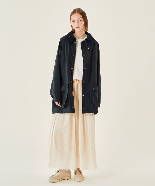 ジャケット カバーオール Barbour 「別注」BEAUFORT ミドルコート WOMEN レディース
