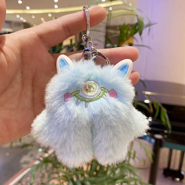 Qoo10] 超かわいい大きな目のモンスターキーホルダ