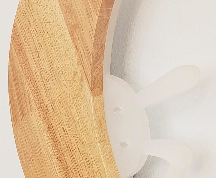 Sakura ブラケットライト 月型 うさぎ 壁掛け付き ウォールランプ 子ども部屋ライト 可愛い スイッチ付き LED 間接照明( WAI-0675)