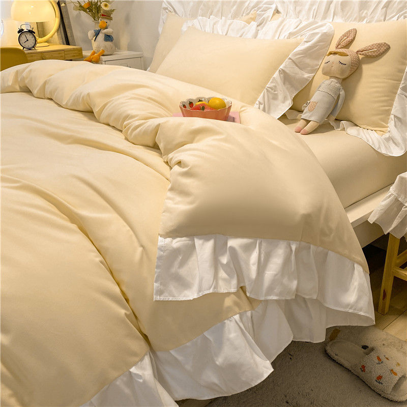 寝具ベッドマットレス布団カバーシーツ敷パッドシーツ布団カバー 4点セット 掛け布団カバー 和式洋式 布団カバーシングル ダブル 敷布団