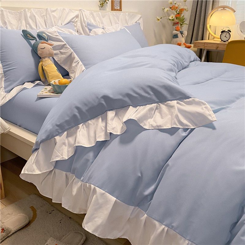 寝具ベッドマットレス布団カバーシーツ敷パッドシーツ布団カバー 4点セット 掛け布団カバー 和式洋式 布団カバーシングル ダブル 敷布団