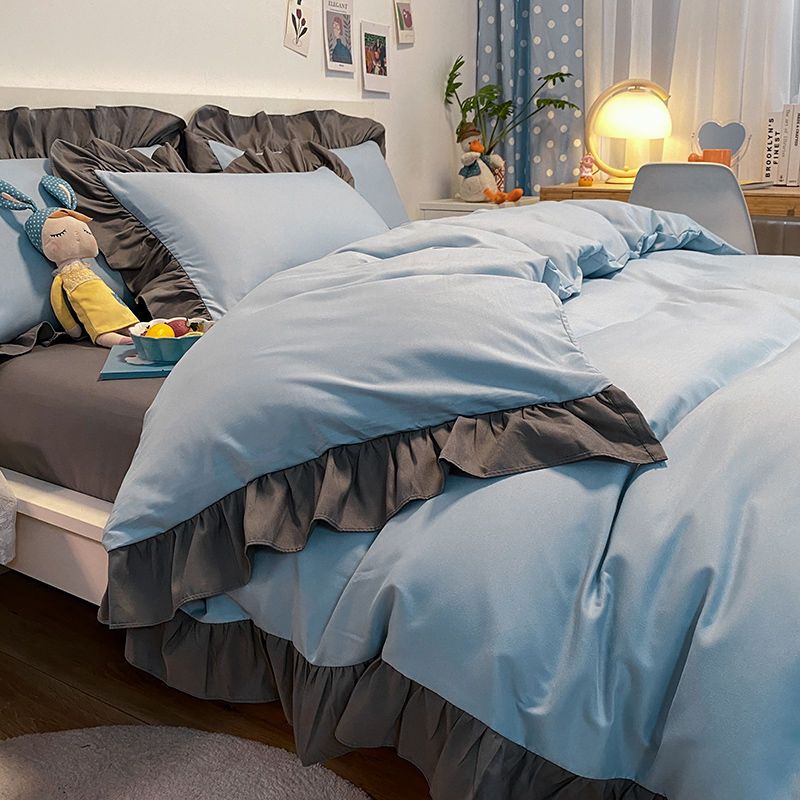 寝具ベッドマットレス布団カバーシーツ敷パッドシーツ布団カバー 4点セット 掛け布団カバー 和式洋式 布団カバーシングル ダブル 敷布団