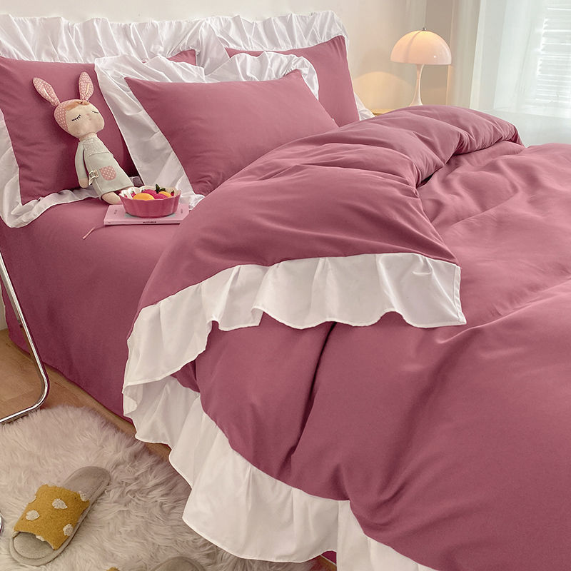 寝具ベッドマットレス布団カバーシーツ敷パッドシーツ布団カバー 4点セット 掛け布団カバー 和式洋式 布団カバーシングル ダブル 敷布団