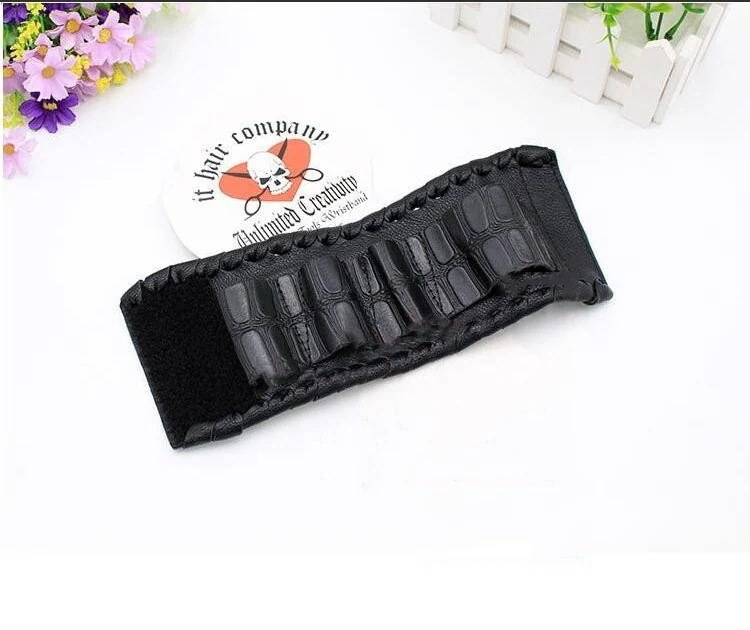 シザーケース トリマー プロ仕様 美容師 本革 牛革 腕用 シザーバッグ 5.5-6インチ対応 業務用 理容師 大容量 サロン 新作 送料無料