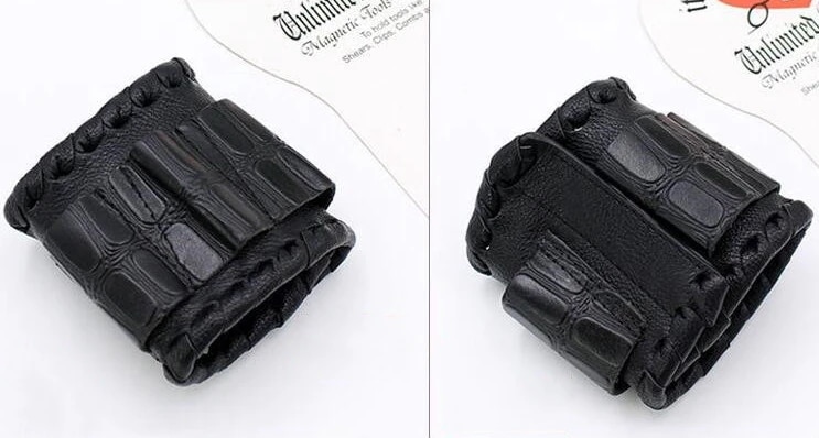 シザーケース トリマー プロ仕様 美容師 本革 牛革 腕用 シザーバッグ 5.5-6インチ対応 業務用 理容師 大容量 サロン 新作 送料無料