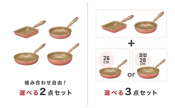 エバークック フライパン8店セット オール熱源対応 ドウシシャ ≪人気