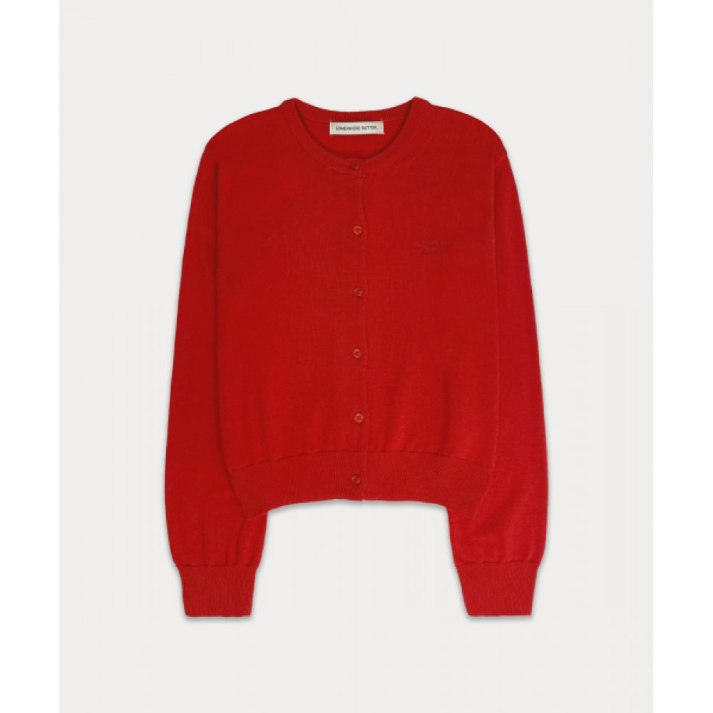 サムウェアバターエッセンシャルクリーンカーディガン-4色