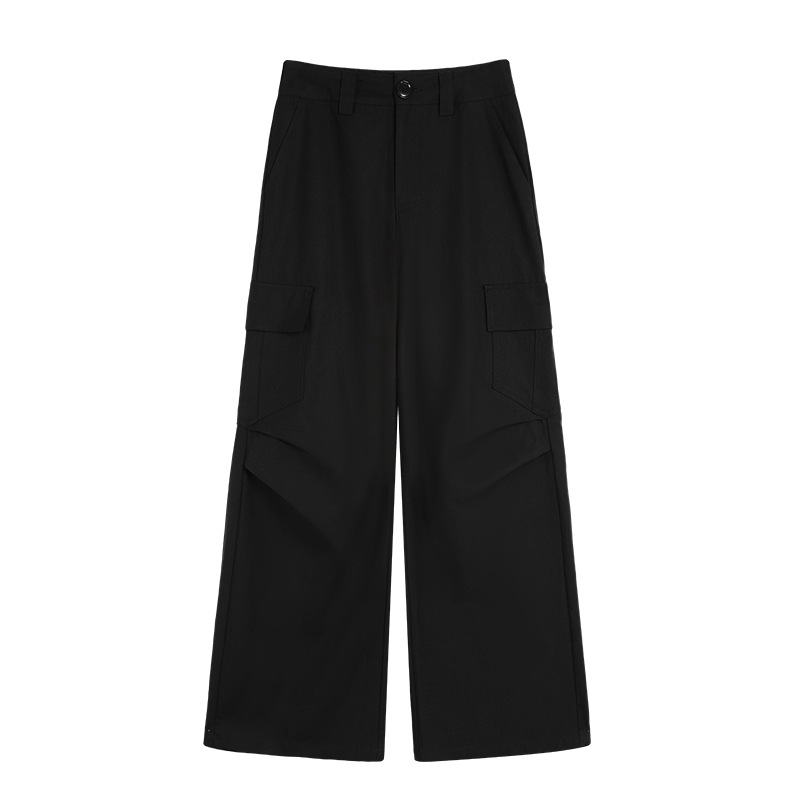 マルバンブラックカジュアルパンツレディーステンセルコットンルーズスリムモップパンツローライズパンツ マルバンブラックカジュアルパンツレディーステンセルコットンルーズスリムモップパンツローライズパンツ