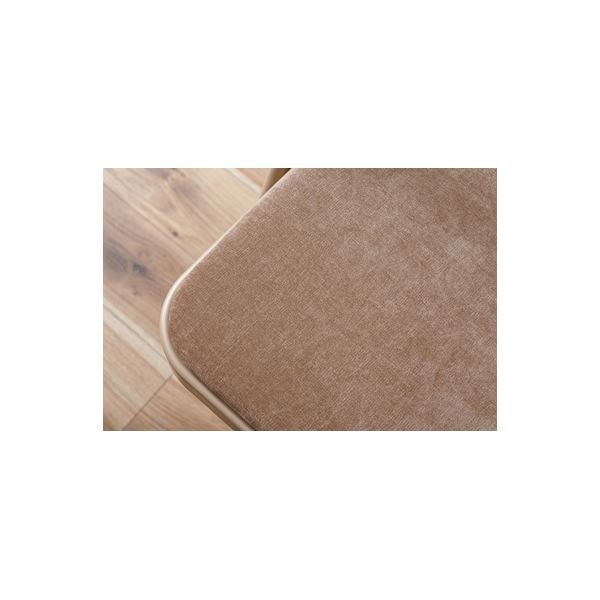 折りたたみ椅子 幅47x奥行45x高さ79x座面高48cm 4脚セット ベージュ スチール 完成品