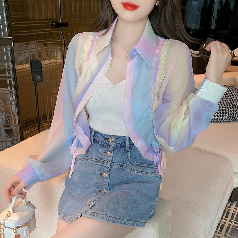 【超お得1つ買うと10個もらえる】急速出荷7月の新作特典UVカットブラウスUVカットパーカー シフォンのシャツ 23 薄い 日焼け止め ショット丈 トップス値下げセール 【超お得1つ買うと10個もらえる】急速出荷7月の新作特典UVカットブラウスUVカットパーカー シフォンのシャツ 23 薄い 日焼け止め ショット丈 トップス値下げセール