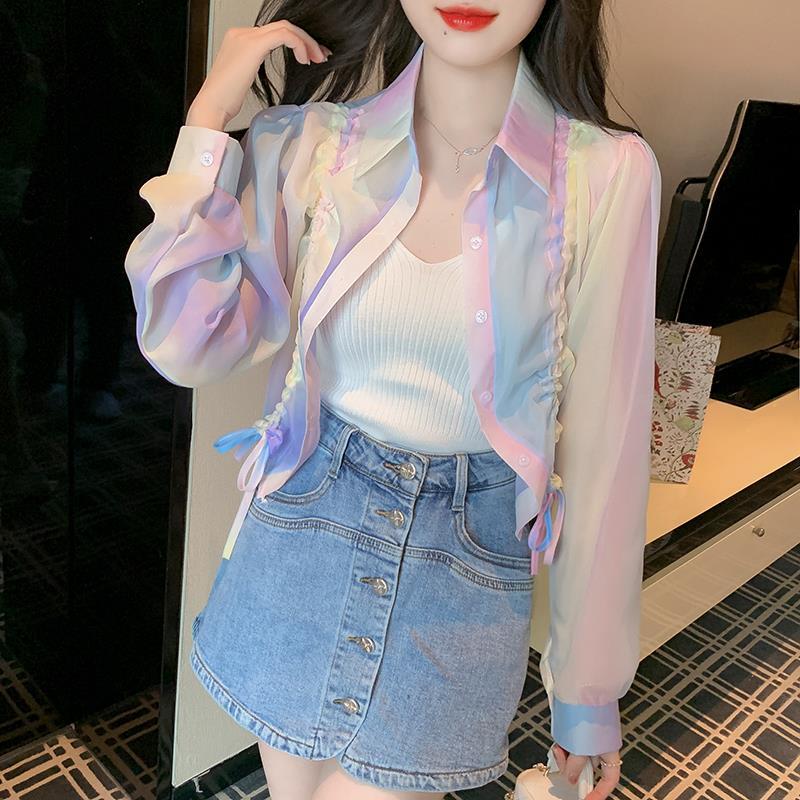 【超お得1つ買うと10個もらえる】急速出荷7月の新作特典UVカットブラウスUVカットパーカー シフォンのシャツ 23 薄い 日焼け止め ショット丈 トップス値下げセール 【超お得1つ買うと10個もらえる】急速出荷7月の新作特典UVカットブラウスUVカットパーカー シフォンのシャツ 23 薄い 日焼け止め ショット丈 トップス値下げセール