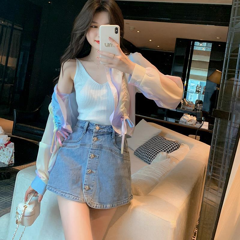 【超お得1つ買うと10個もらえる】急速出荷7月の新作特典UVカットブラウスUVカットパーカー シフォンのシャツ 23 薄い 日焼け止め ショット丈 トップス値下げセール 【超お得1つ買うと10個もらえる】急速出荷7月の新作特典UVカットブラウスUVカットパーカー シフォンのシャツ 23 薄い 日焼け止め ショット丈 トップス値下げセール