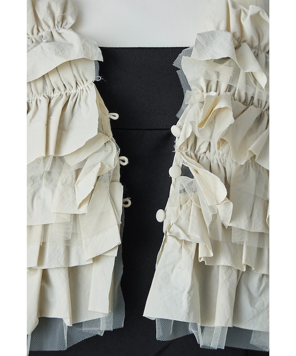 niana オケージョンワンピース タフタチュールベストセットドレス niana ドレス タフタチュールベストセットドレス 3点セット