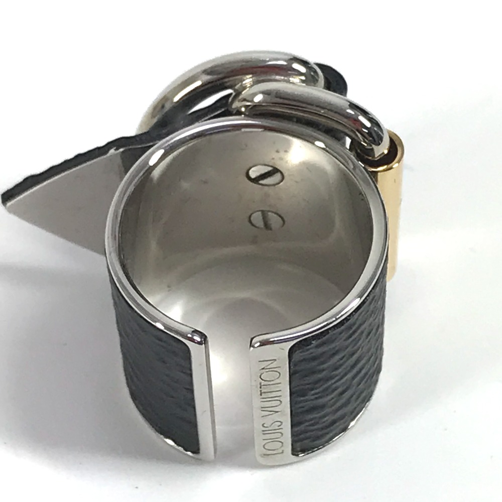 リング・指輪 MP0669　 ロゴ アクセサリー ベルトデザイン レザー ブラック