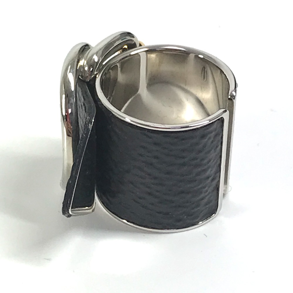 リング・指輪 MP0669　 ロゴ アクセサリー ベルトデザイン レザー ブラック