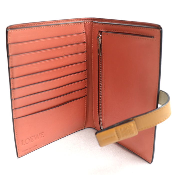 LOEWE ロエベ　バーティカルウォレット　ミディアム　ベージュ 新作！正規品☆LOEWE☆バーティカル ウォレット ミディアム