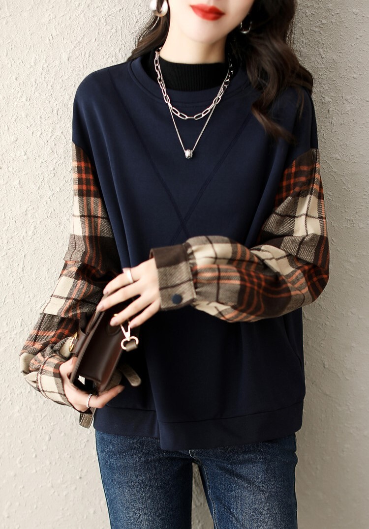 トップス シャツ ブラウス プルオーバー トレーナー 袖あり 長袖 ドロップショルダー 萌袖 クルーネック 襟なし ワイド 切り替えデザイン ドッキング 大人可愛い シンプル カジュアル おしゃれ トップス シャツ ブラウス プルオーバー トレーナー 袖あり 長袖 ドロップショルダー 萌袖 クルーネック 襟なし ワイド 切り替えデザイン ドッキング 大人可愛い シンプル カジュアル おしゃれ