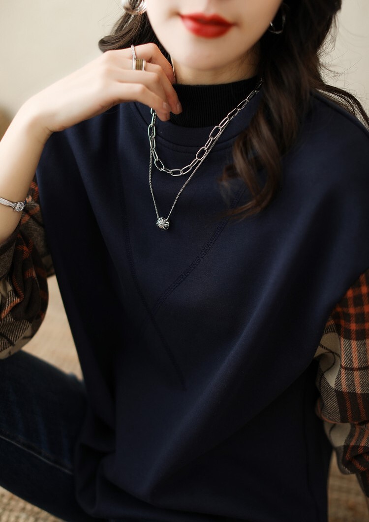 トップス シャツ ブラウス プルオーバー トレーナー 袖あり 長袖 ドロップショルダー 萌袖 クルーネック 襟なし ワイド 切り替えデザイン ドッキング 大人可愛い シンプル カジュアル おしゃれ トップス シャツ ブラウス プルオーバー トレーナー 袖あり 長袖 ドロップショルダー 萌袖 クルーネック 襟なし ワイド 切り替えデザイン ドッキング 大人可愛い シンプル カジュアル おしゃれ