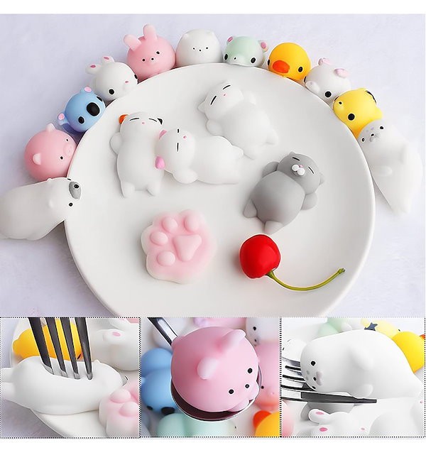 Qoo10] メガ割 スクイーズ セット 14PCS