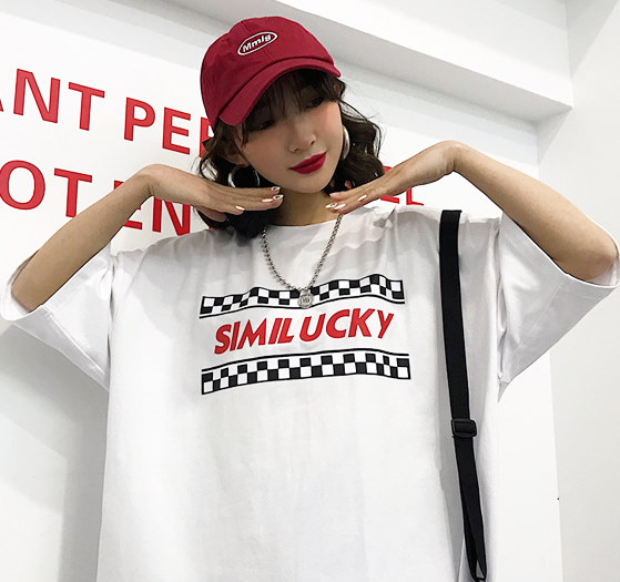 Qoo10] ストリート系 半袖 Tシャツ レディース