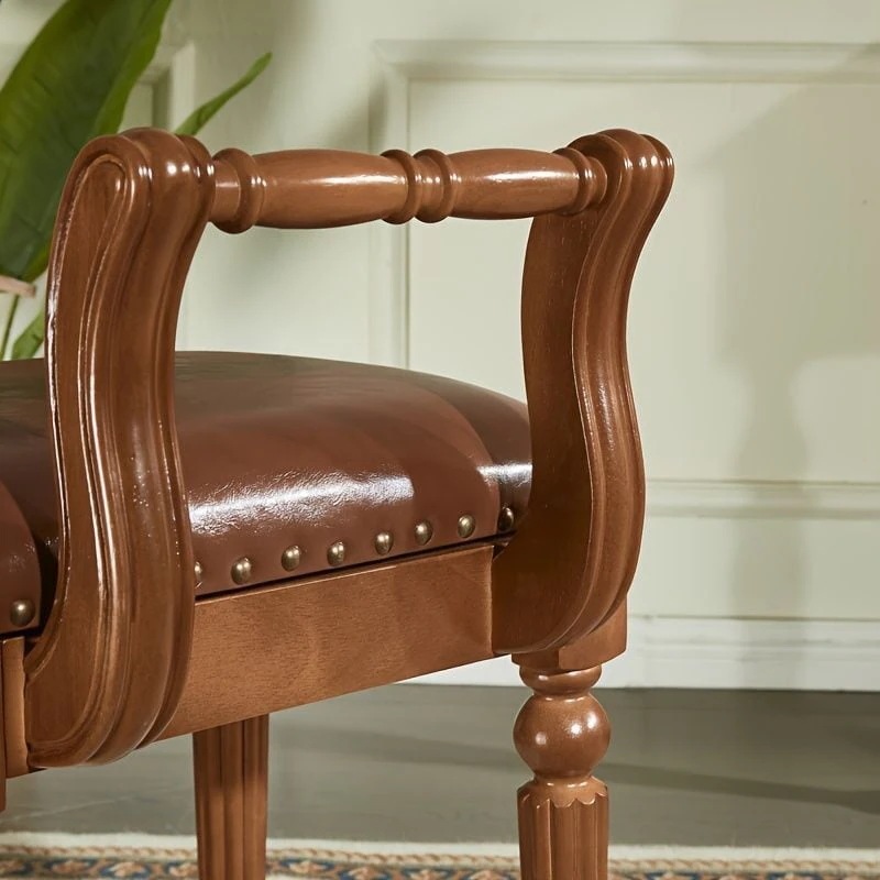 ドレッサー チェア ラグジュアリー レザー 調 生地 おしゃれ かわいい インテリア 北欧 スツール オットマン 化粧 椅子 ホワイト 4-7 ドレッサー チェア ラグジュアリー レザー 調 生地 おしゃれ かわいい インテリア 北欧 スツール オットマン 化粧 椅子 ホワイト 4-7