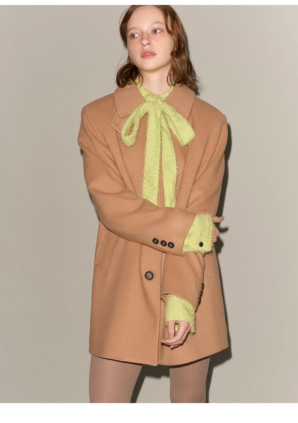 【SALE40%OFF】【即納】リリーブラウン LILY BROWN アウター 24秋冬 ステンカラーミニコート 長袖 ミドル丈 ジャケット lwfc245074 【SALE40%OFF】【即納】リリーブラウン LILY BROWN アウター 24秋冬 ステンカラーミニコート 長袖 ミドル丈 ジャケット lwfc245074