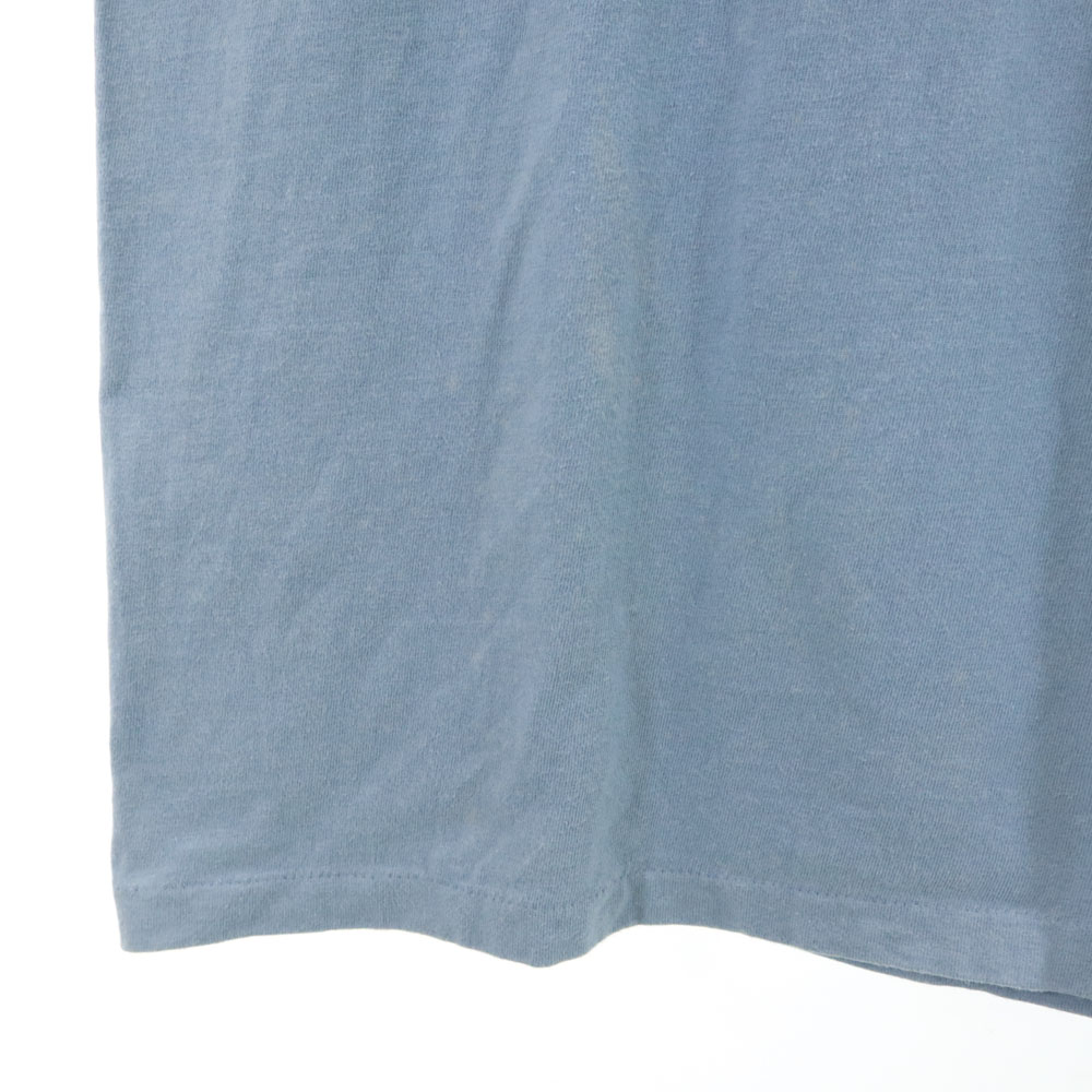 90s USA製 オールド プリント 半袖 Tシャツ XL ブルー系 メンズ 90s USA製 オールド プリント 半袖 Tシャツ XL ブルー系 メンズ
