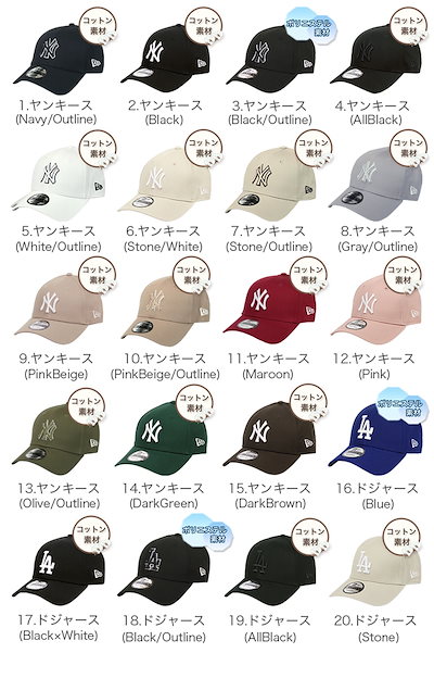 Qoo10] New era キャップ ニューヨークヤンキース ドジャ