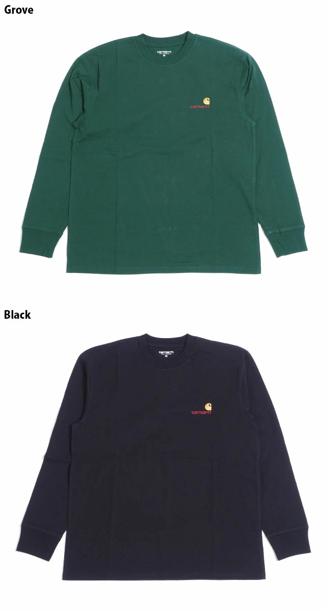 カーハート WIP ロンT 長袖 メンズ レディース 黒 ブラック Carhartt WIP LON
