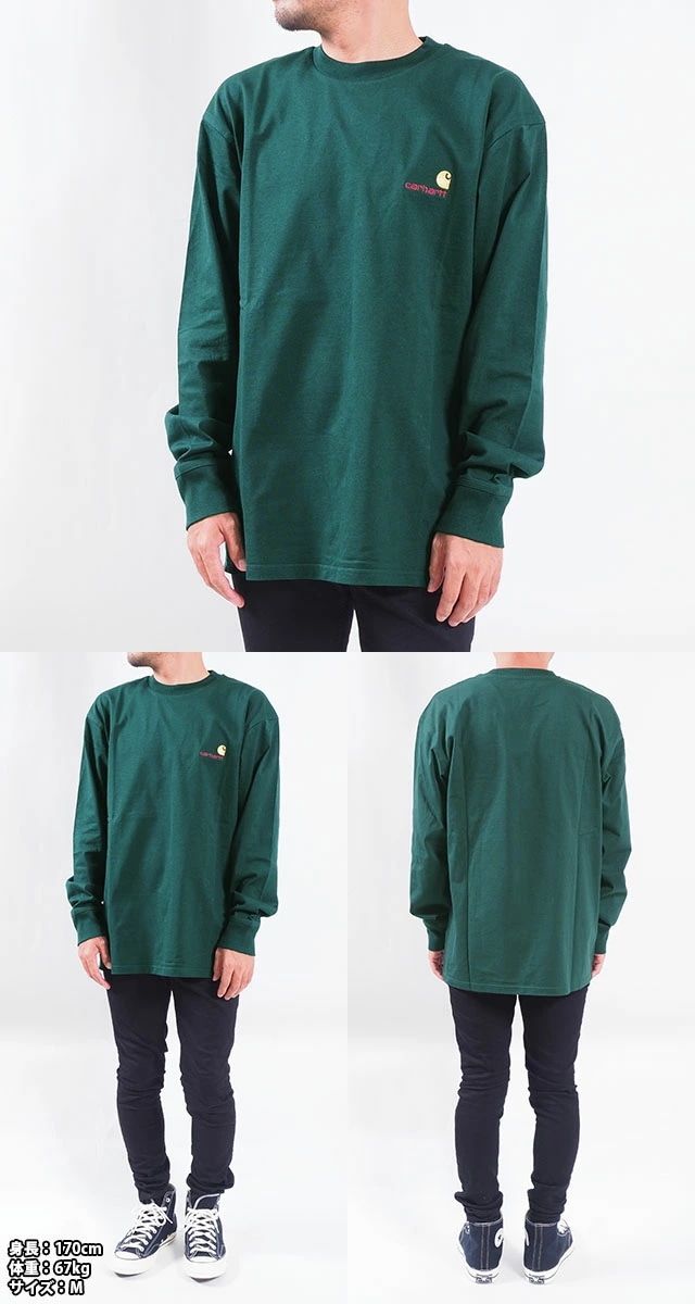 カーハート WIP ロンT 長袖 メンズ レディース 黒 ブラック Carhartt WIP LON