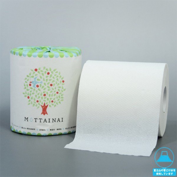 トイレットペーパー 販促用 贈答用 粗品 景品 MOTTAINAI ダブル30m 個包装 100個 トイレットペーパー 販促用 贈答用 粗品 景品 MOTTAINAI ダブル30m 個包装 100個