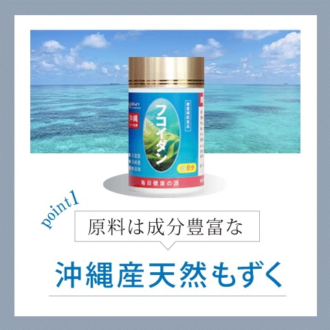 フコイダン 沖縄産もずく100% サプリ お得な3本セット360粒 180日分 長命草 霊芝胞子粉