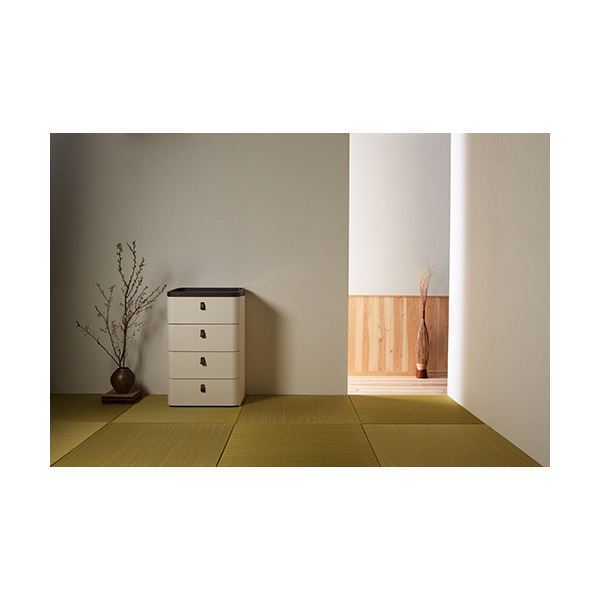 ロイヤルドロアー544 4段モダンアイボリー RD-544IV/DBR 1台 ロイヤルドロアー544 4段モダンアイボリー RD-544IV/DBR 1台