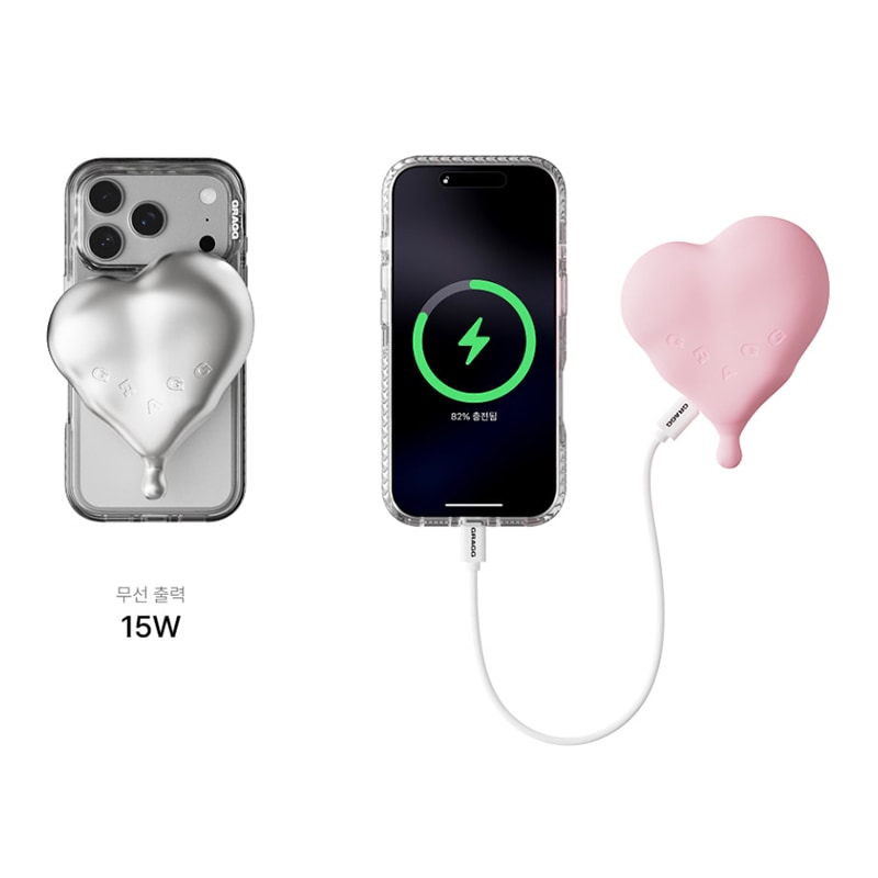 Qoo10] gragg MAGSAFE FLOW HEART B