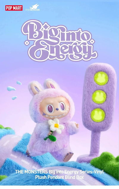 POP MART Big Into Energy ぬいぐるみ らぶぶ ラブブ POP MART 【正規品・即発送】 THE MONSTERS Big into Energy