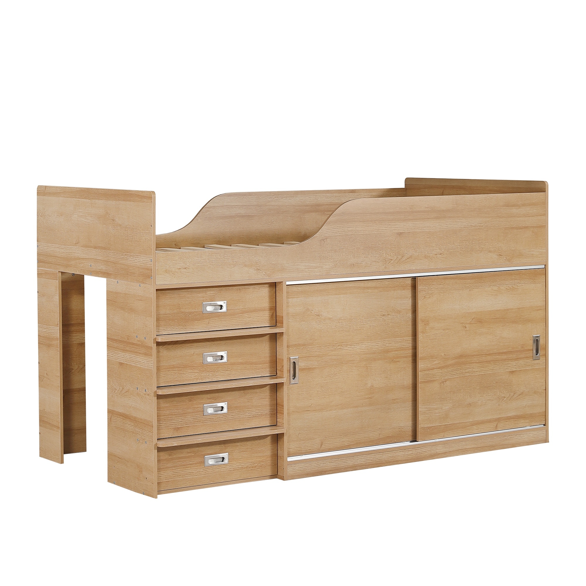 システムベッド ロフトベッド S 木製 高さ115cm 耐荷重 200kg